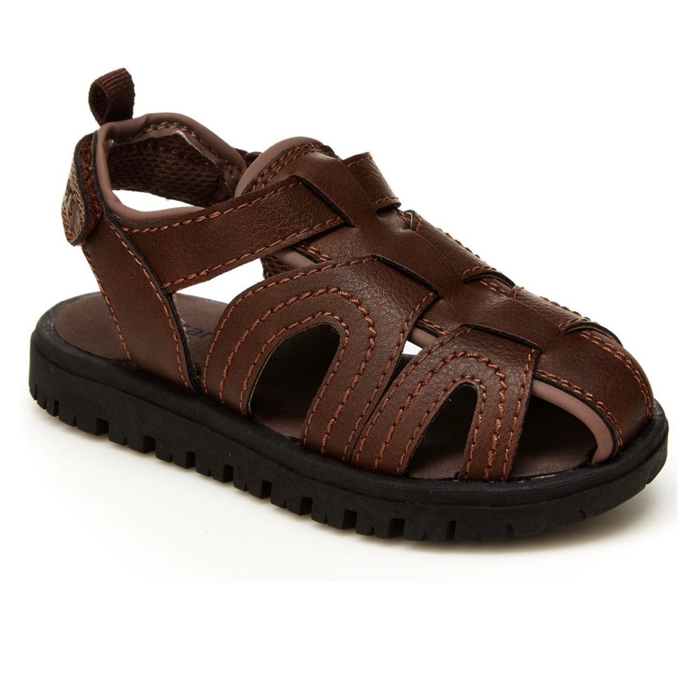 Boys brown fisherman sandals